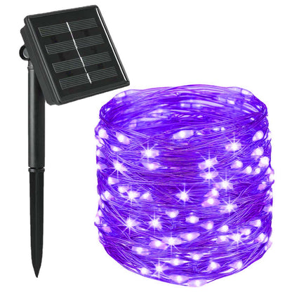 Solar Copper Wire Fairy Lights with Remote Control