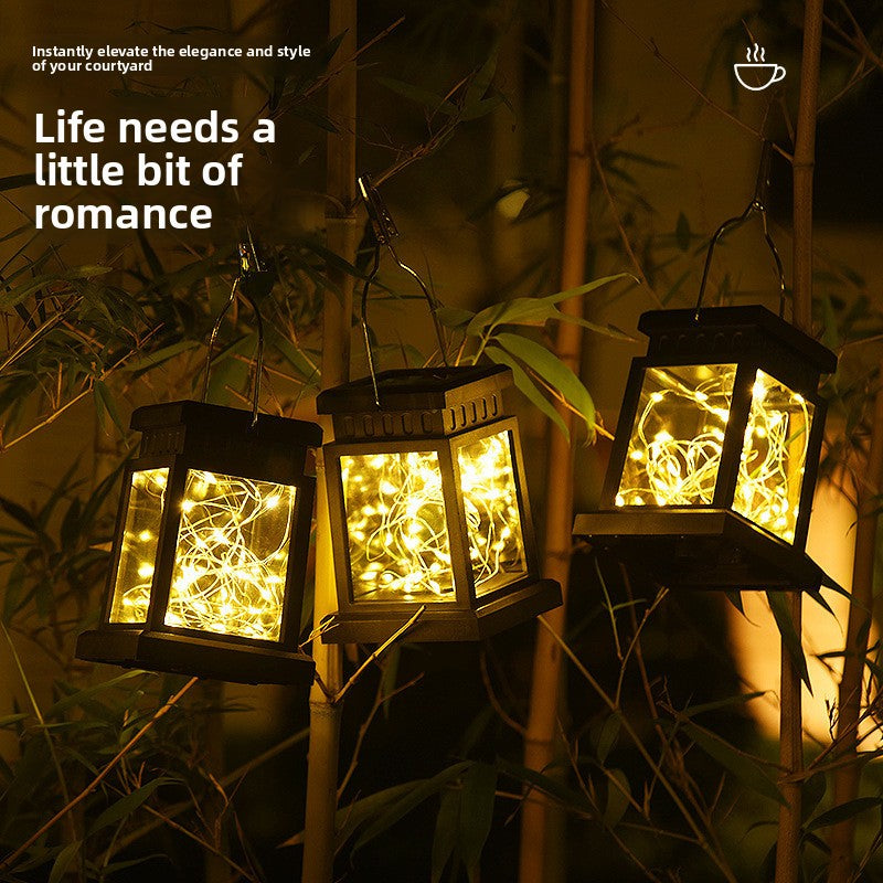 Solar Copper Wire Star Palace Lantern