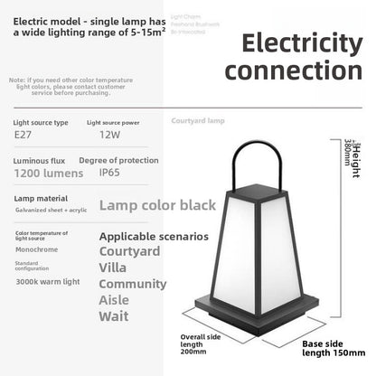 Solar Courtyard Lawn Lights