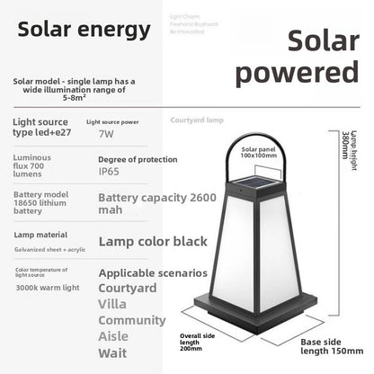 Solar Courtyard Lawn Lights