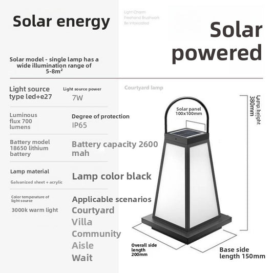 Solar Courtyard Lawn Lights