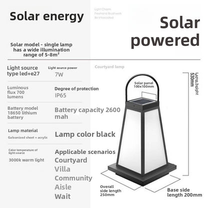 Solar Courtyard Lawn Lights