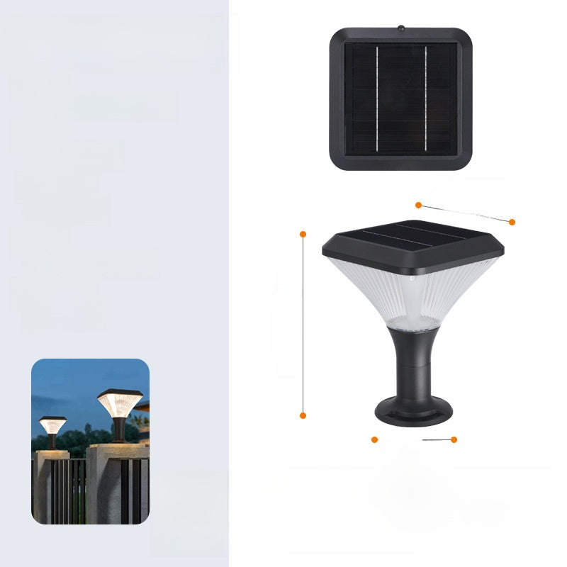 Solar courtyard light