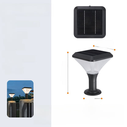 Solar courtyard light