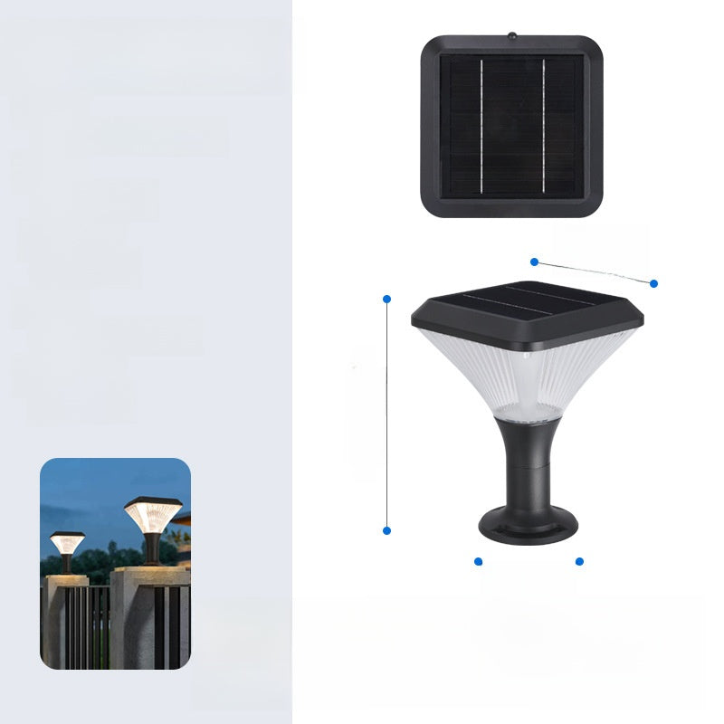 Solar courtyard light