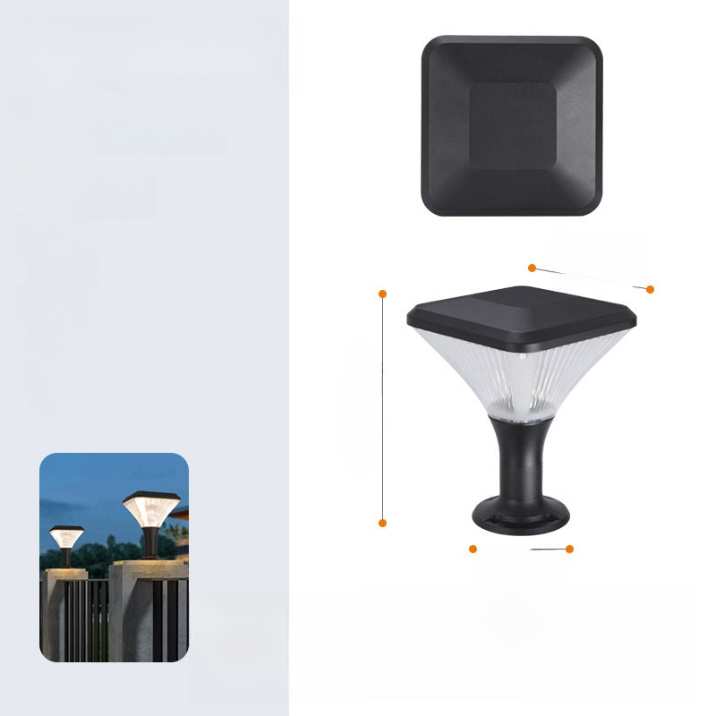 Solar courtyard light