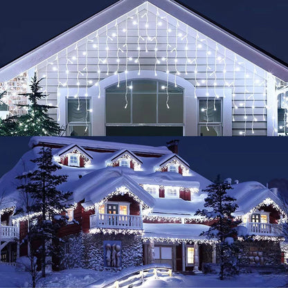Solar Curtain Lights for Outdoor Decoration
