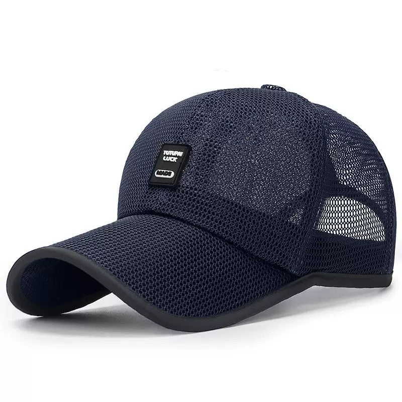 Solar Fan Baseball Cap with Breathable Mesh