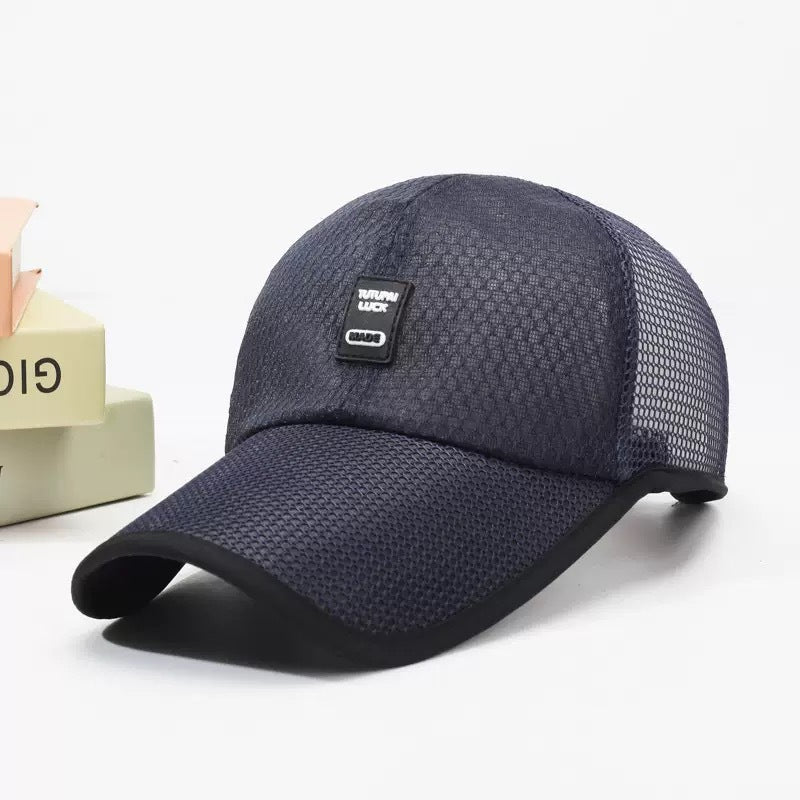 Solar Fan Baseball Cap with Breathable Mesh