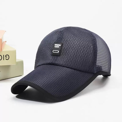 Solar Fan Baseball Cap with Breathable Mesh