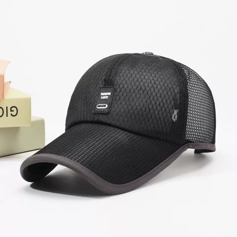 Solar Fan Baseball Cap with Breathable Mesh