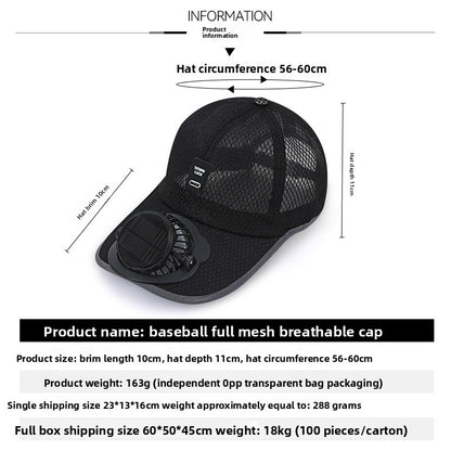Solar Fan Hat