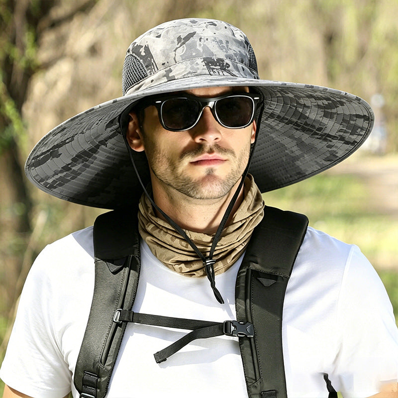 Solar Fan Hat with Built-in Ventilation