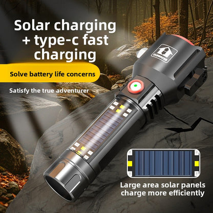 Solar Flashlight Hammer