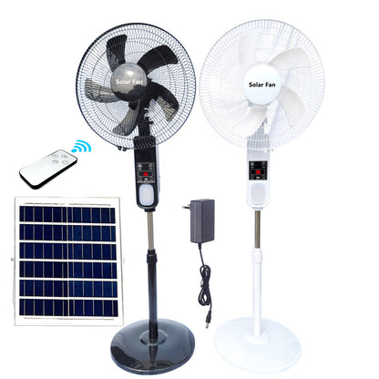solar floor fan
