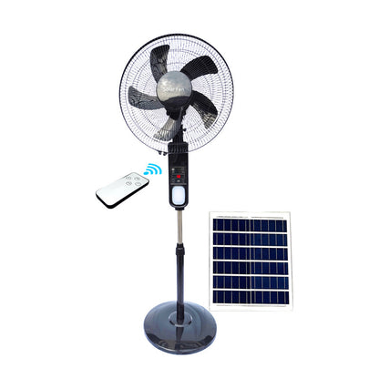 solar floor fan