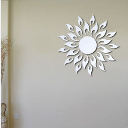 Solar flower mirror coating