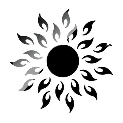 Solar flower mirror coating
