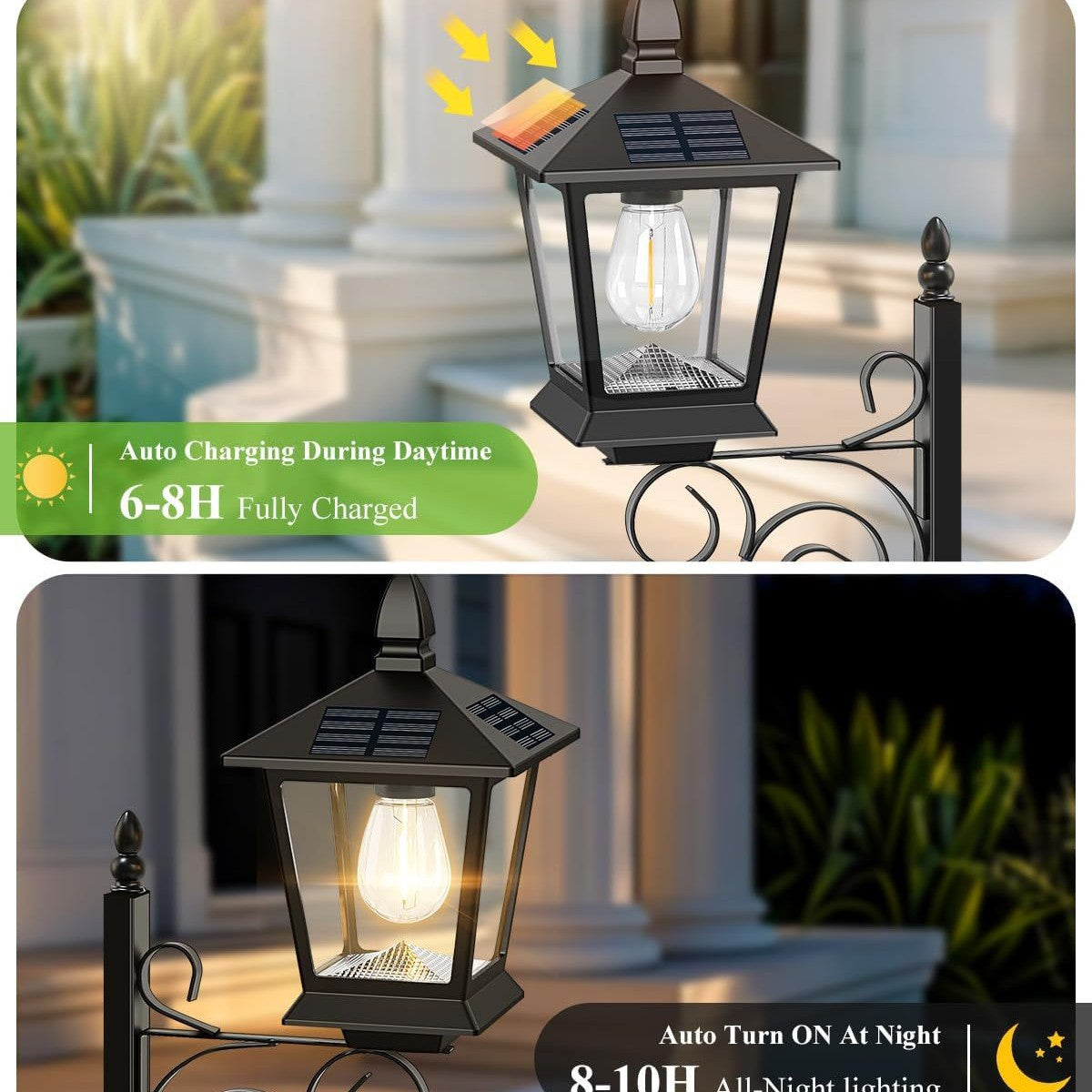 Solar Flowerpot Floor Lamp