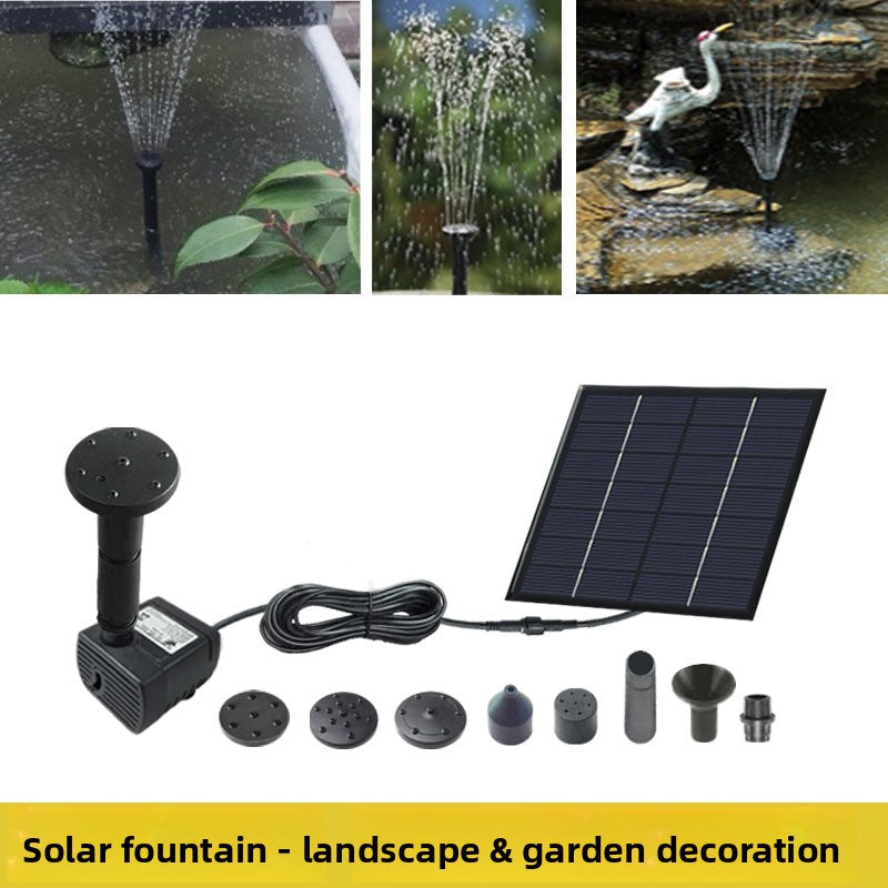 Solar Fountain Landscape