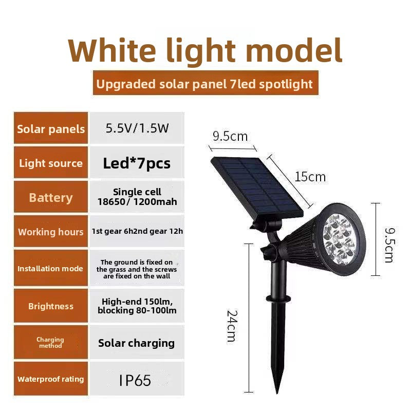 Solar garden light