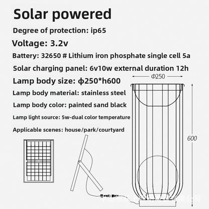 Solar garden light