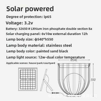 Solar garden light