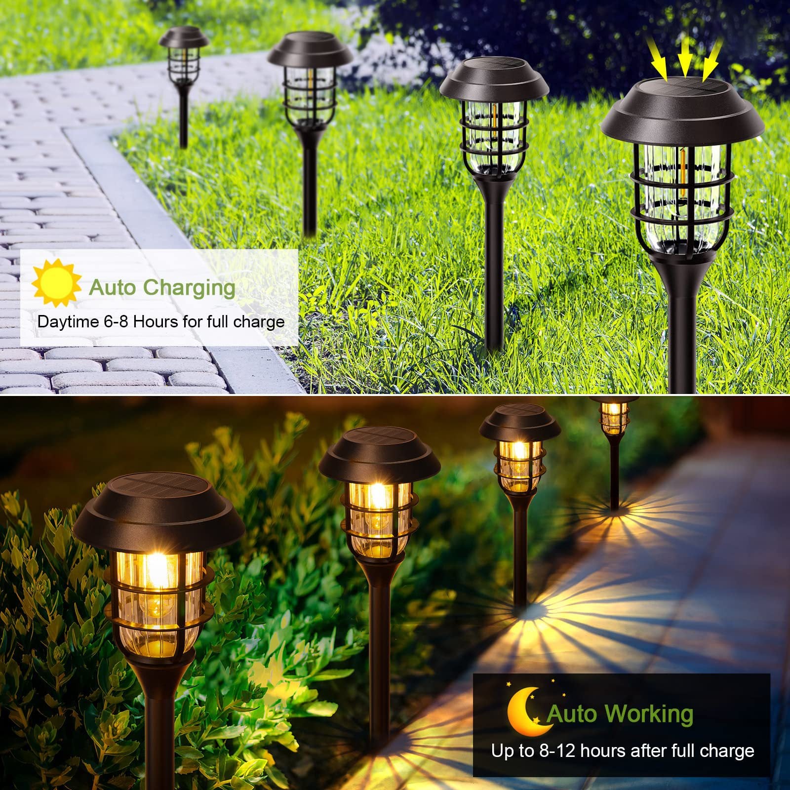 Solar garden light