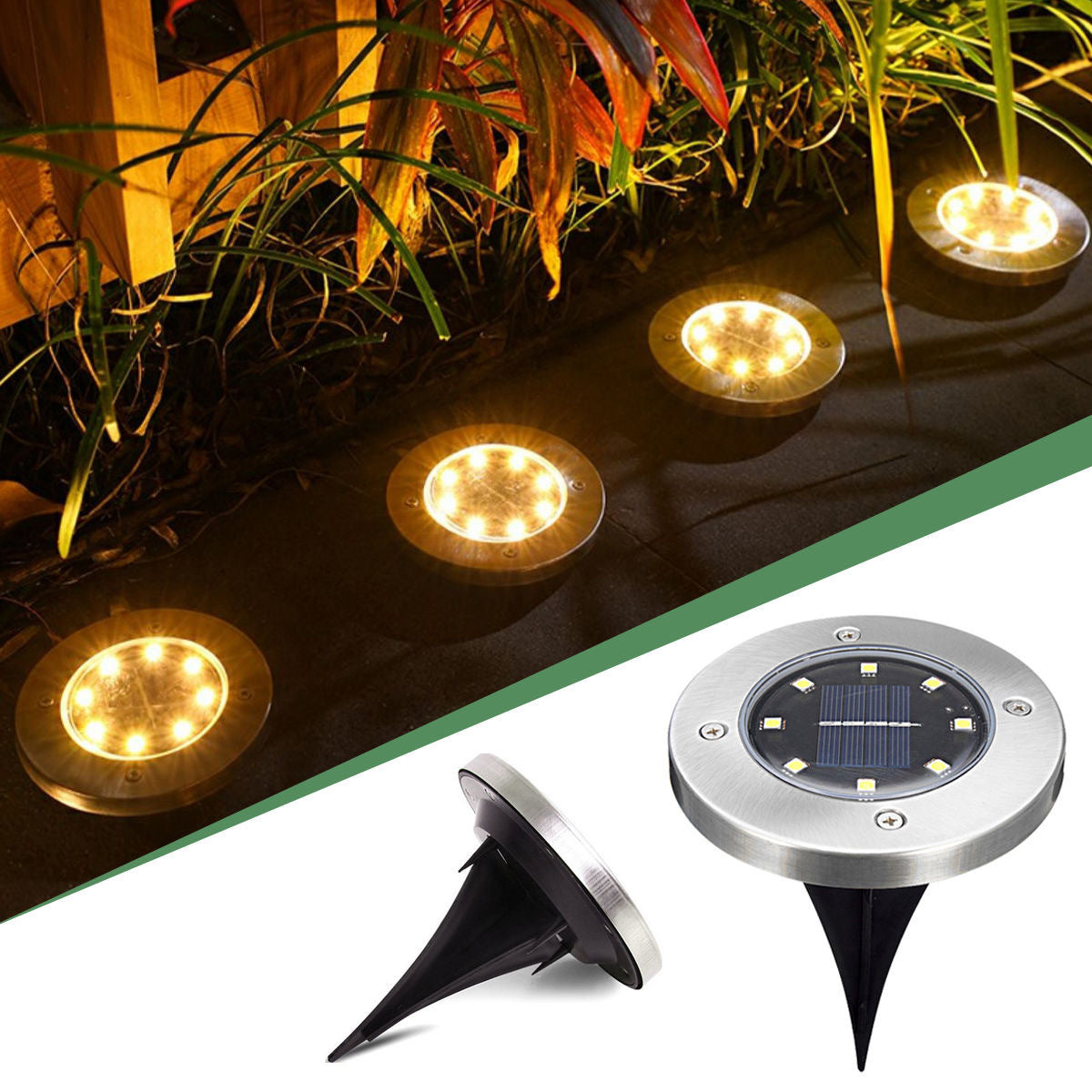 Solar garden lights