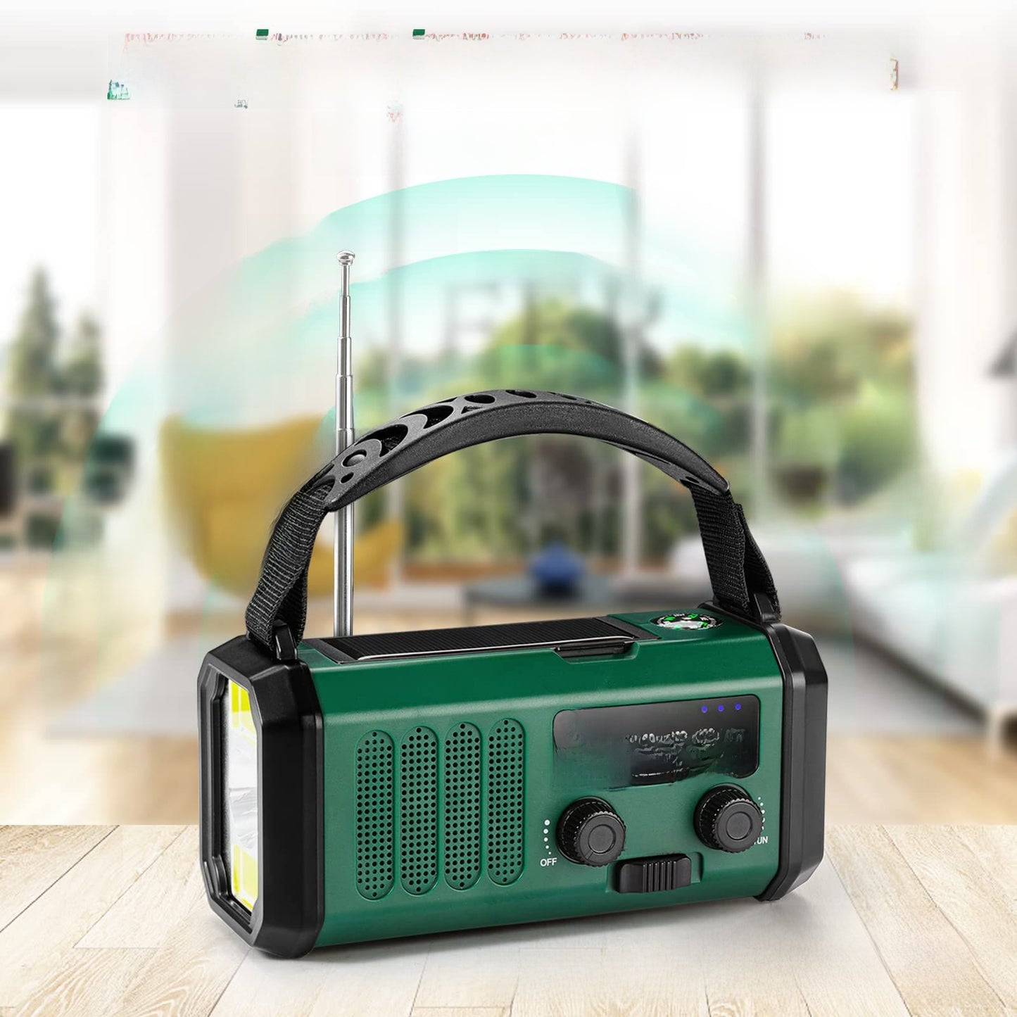 Solar & Hand-Crank Portable Radio