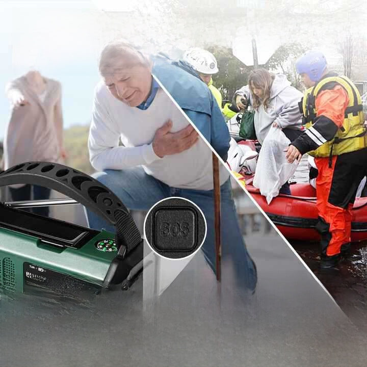 Solar & Hand-Crank Portable Radio