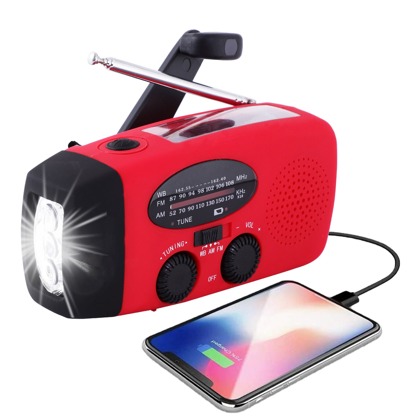 Solar Hand Crank Radio