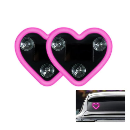 Solar Heart Car Interior Ambient Light