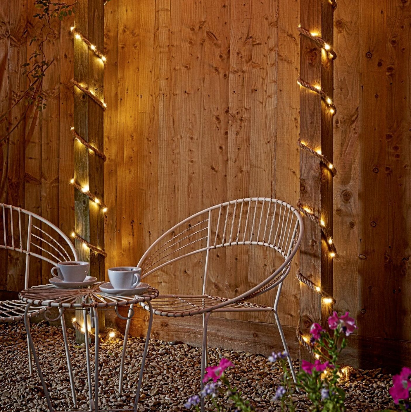 solar hemp rope light string