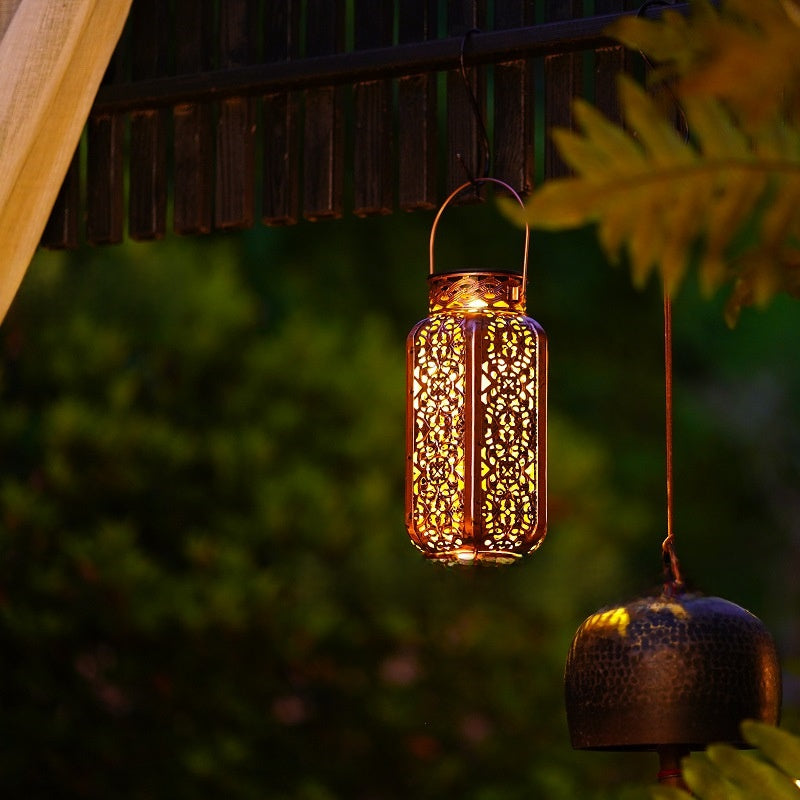 Solar Hexagonal Projection Lantern