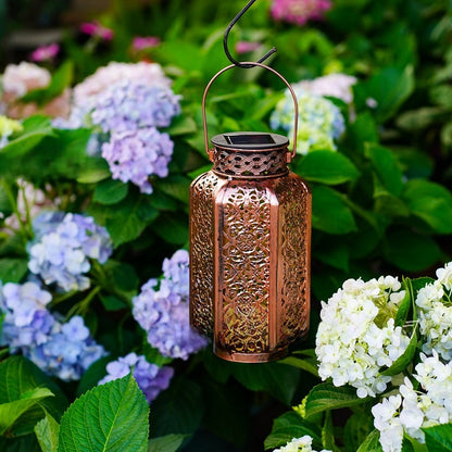 Solar Hexagonal Projection Lantern