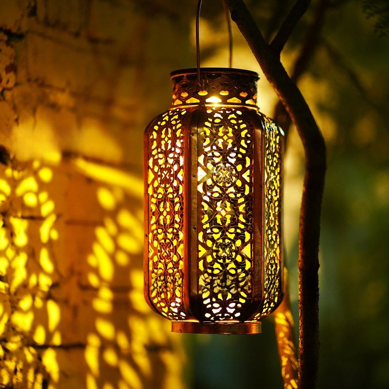 Solar Hexagonal Projection Lantern