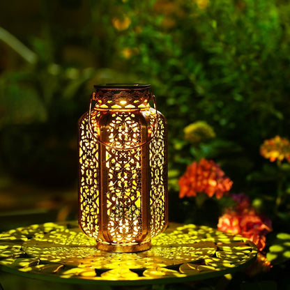 Solar Hexagonal Projection Lantern