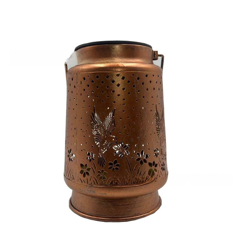 Solar Hummingbird Lantern Garden Light