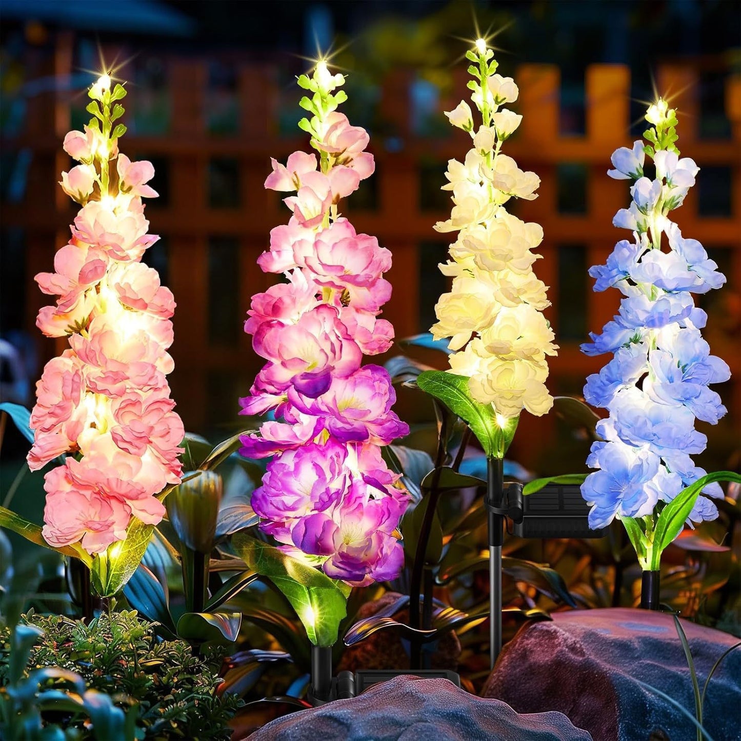Solar Hyacinth Flower Lamp