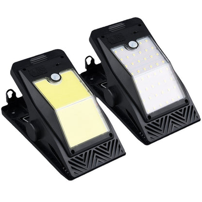 Solar Induction Clip Light for Outdoor Garden