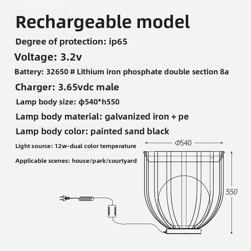 Solar lawn light