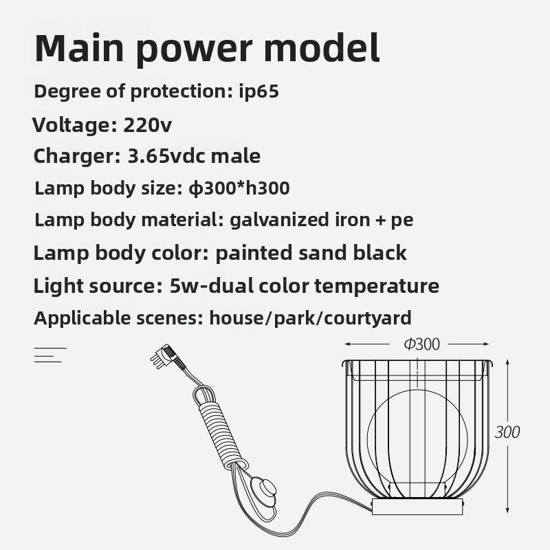 Solar lawn light