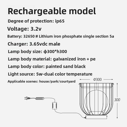 Solar lawn light