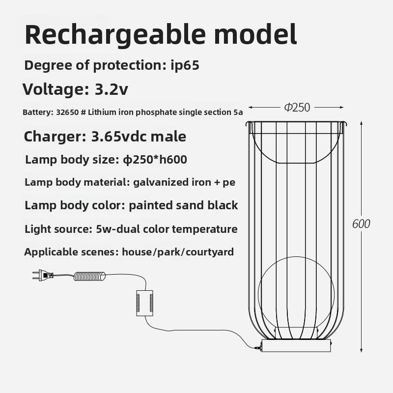 Solar lawn light