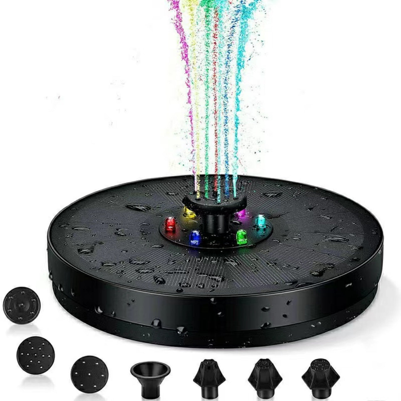 Solar LED Color Changing Garden Fountain