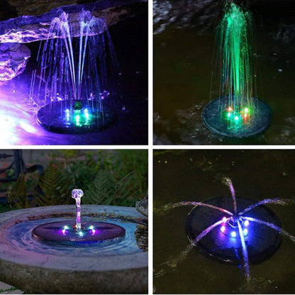 Solar LED Color Changing Garden Fountain