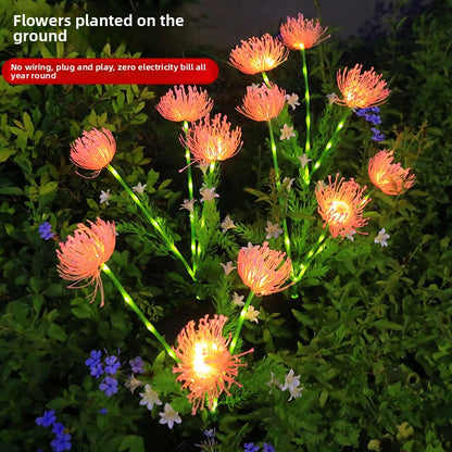 Solar LED Hydrangea Garden Light