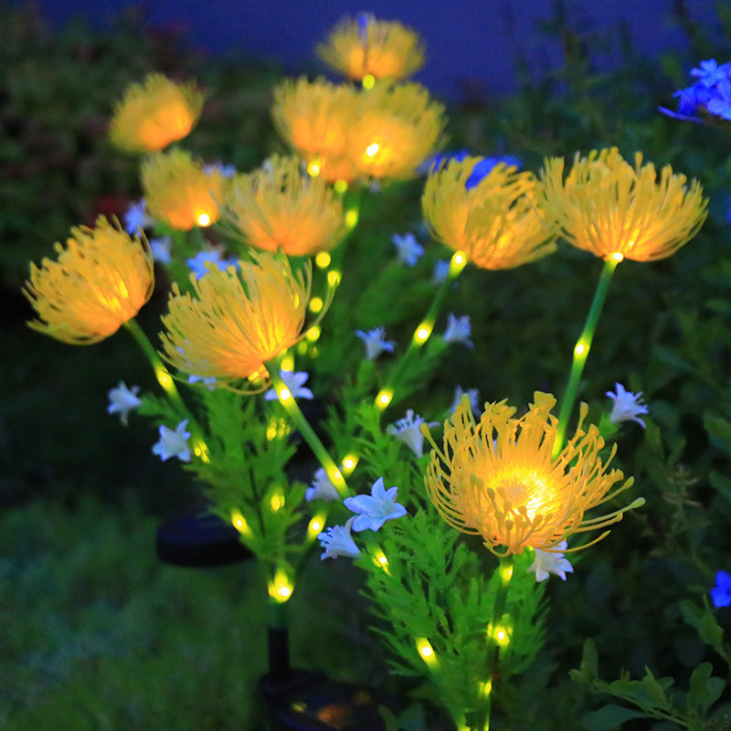 Solar LED Hydrangea Garden Light