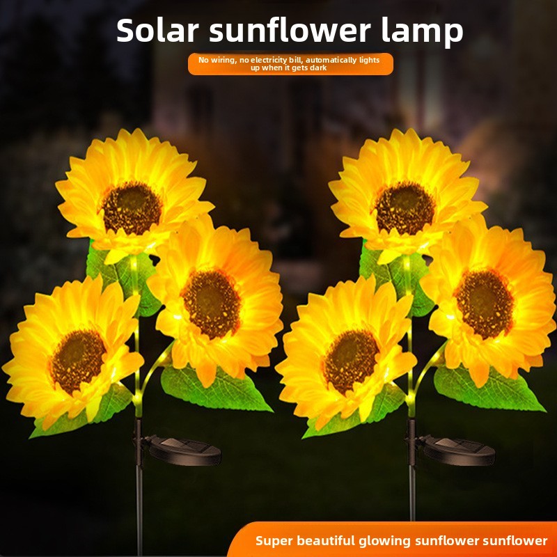 Solar LED Hydrangea Garden Light